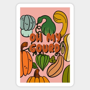 Oh my gourd omg Sticker